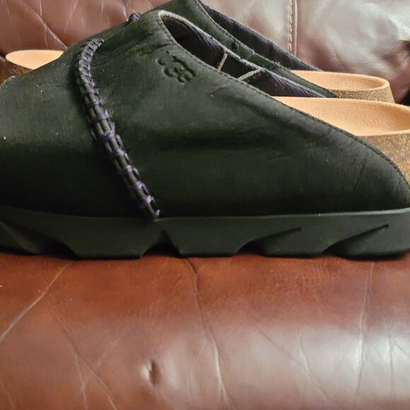 UGG WOMEN'S SUNSKIP BLACK CORK PLATFORM COMFORT WOMEN'S SLIDE SIZE US 11/UK 9 - Picture 7 of 14